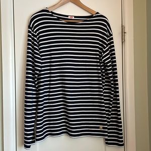 Armor Lux Authentic Breton Striped Shirt - Made in France. Large/XL.